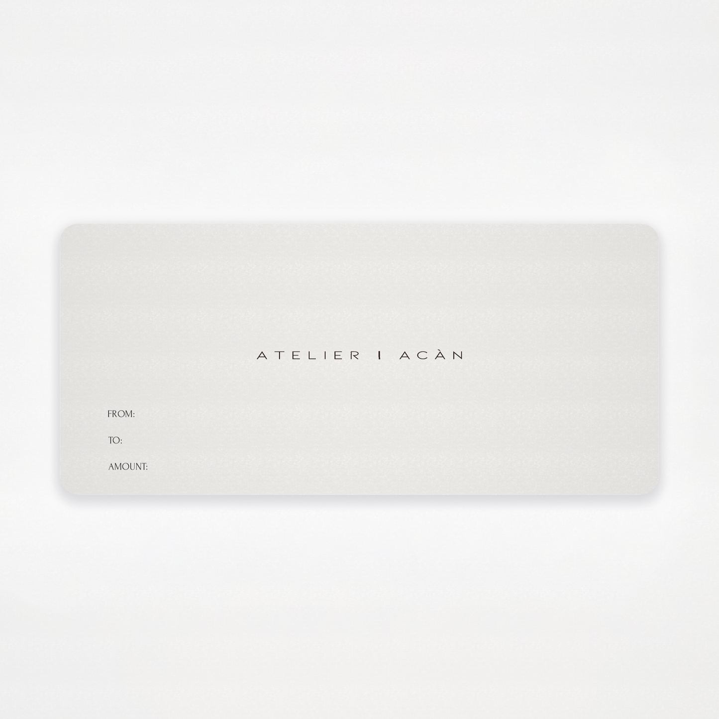 Printed Gift Card