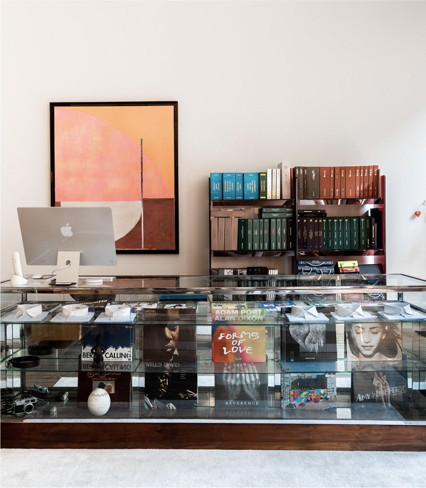 Inside Atelier ACÀN’s Ghent store – a refined space for bespoke tailoring and personalized fittings.